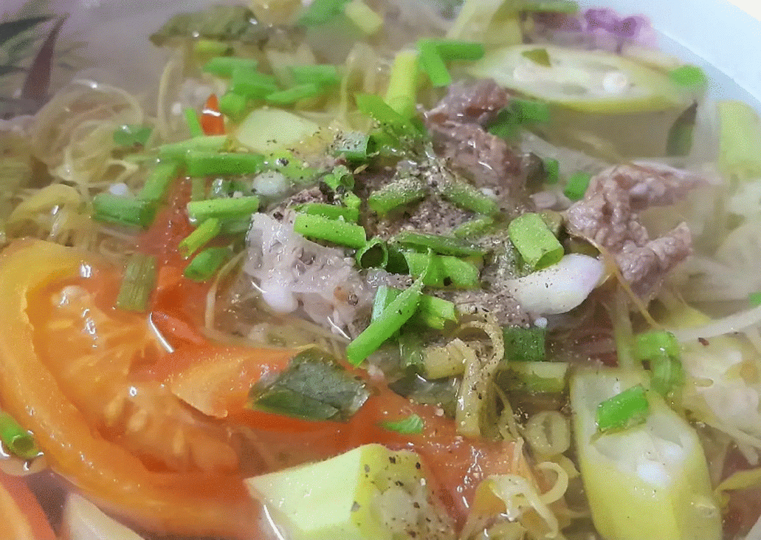 Món Canh chua bò