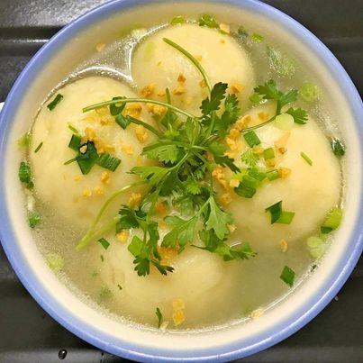 Canh khoai tây nhân thịt