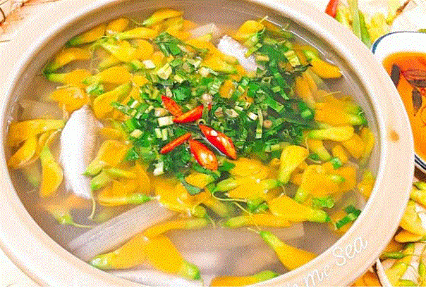 Canh Chua Bông Điên Điển Miền Tây