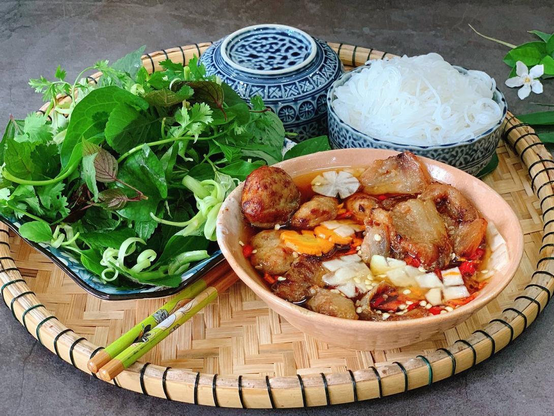 Bún chả Hà Nội.