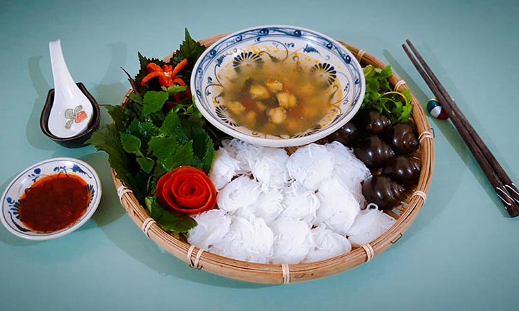 Bún ốc lạnh Hà nôi