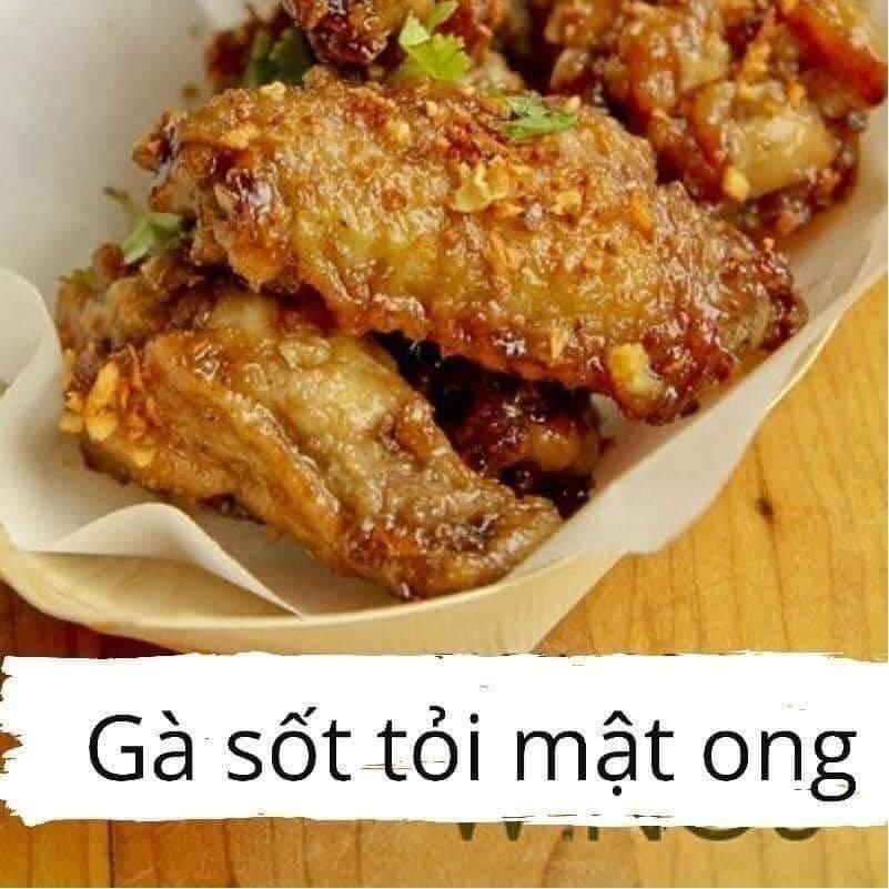 Gà sốt tỏi mật ong