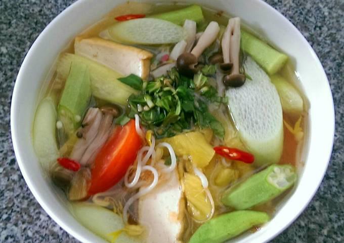 Canh chua chay tại nha thơm ngọt 