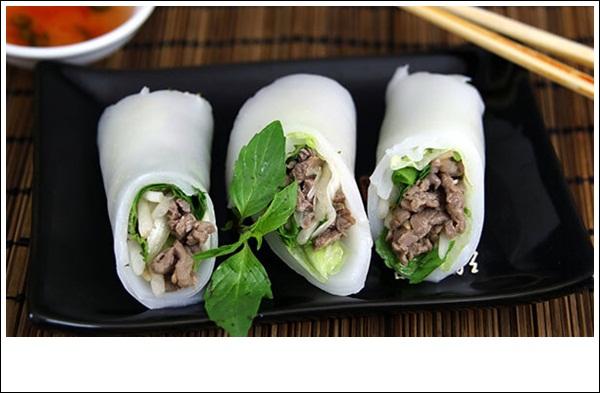 Phở cuốn chuẩn vị hà nội