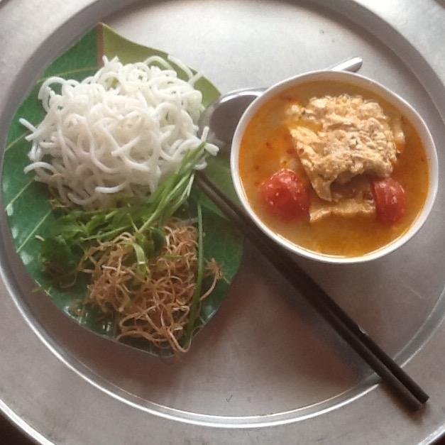 Bún riêu chay.