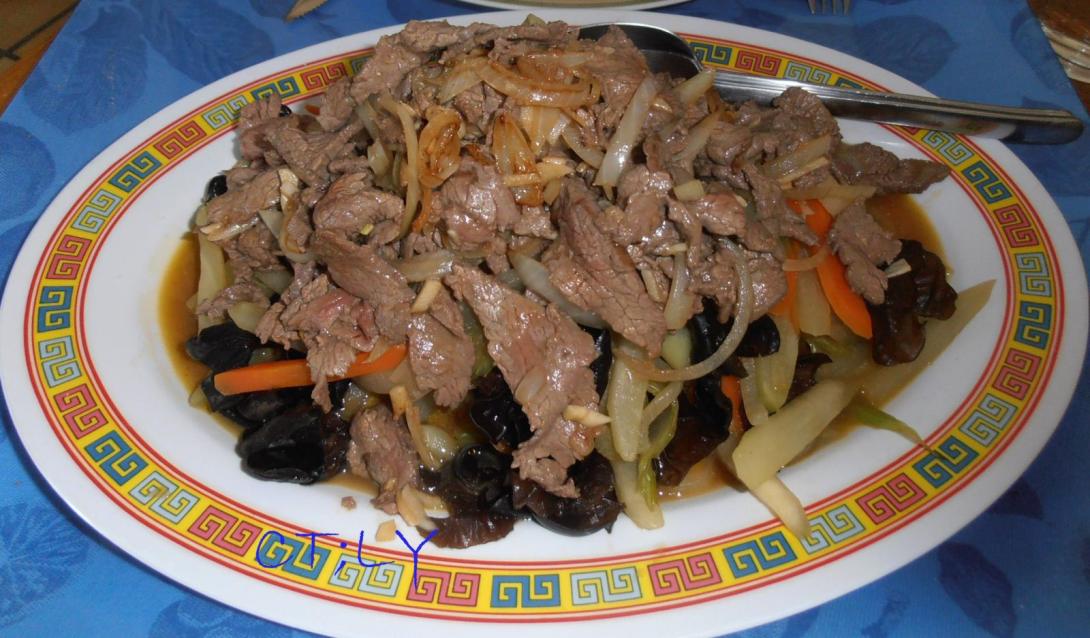 Bò xào rau cải