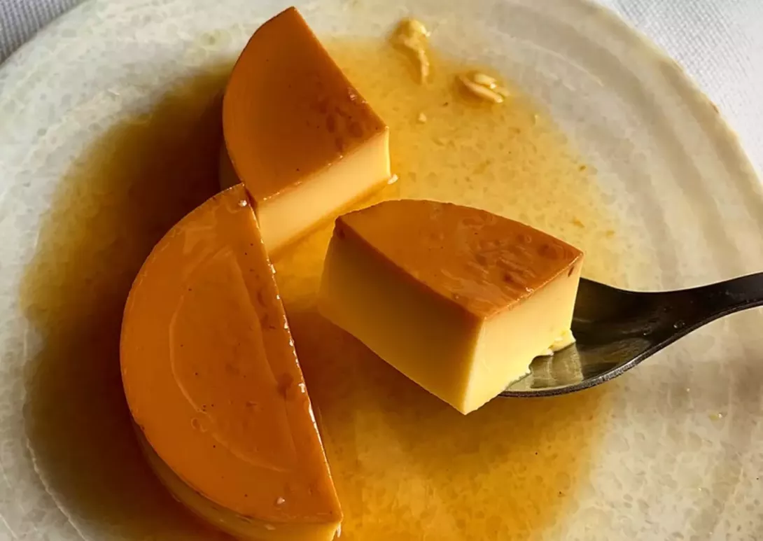 Bánh flan mịn màng