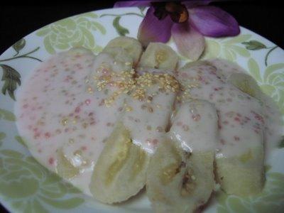 Chuối xào dừa