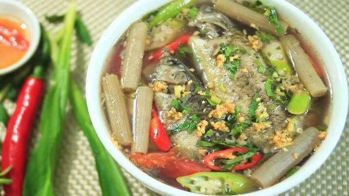 Cá rô đồng nấu canh chua