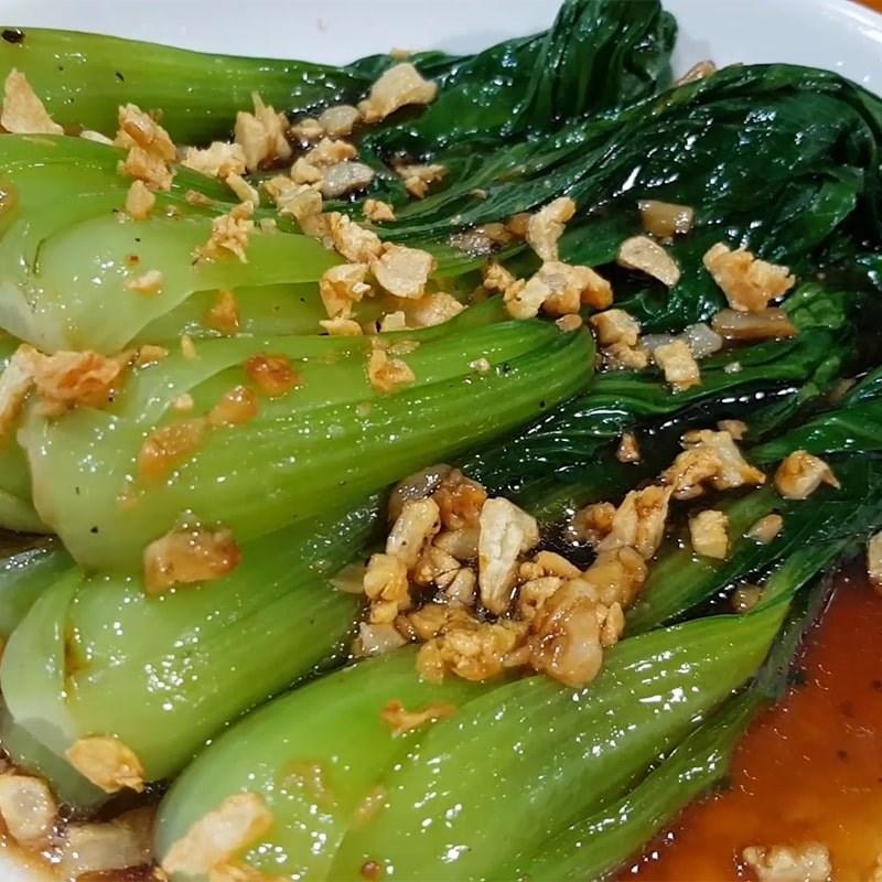 Gau cải thìa xào