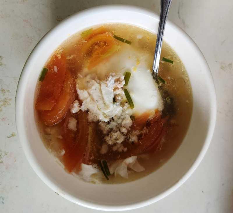 Canh cà chua trứng