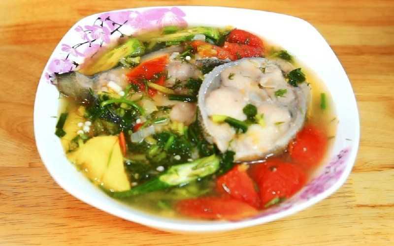 Canh chua cá bớp