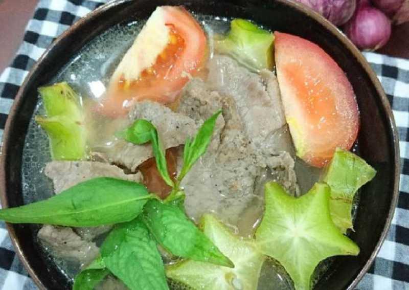 Thịt bò nấu canh khế chua