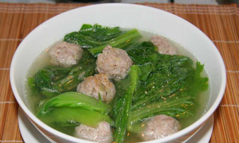 Canh thịt cải bẹ xanh