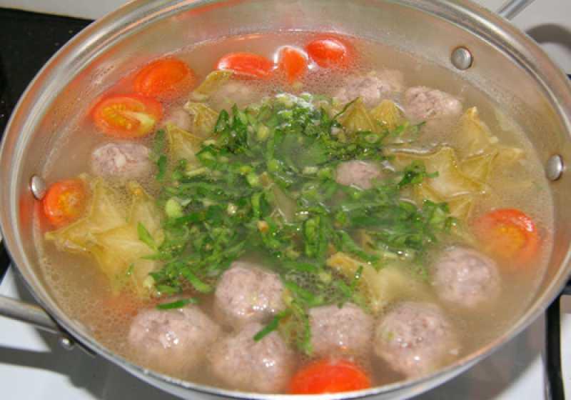 Canh khế nấu thịt bò