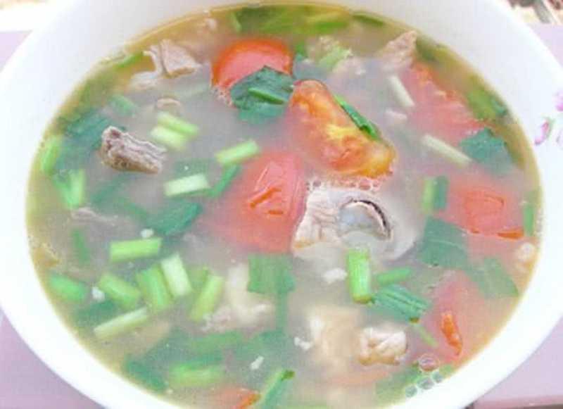 Canh sườn nấu me