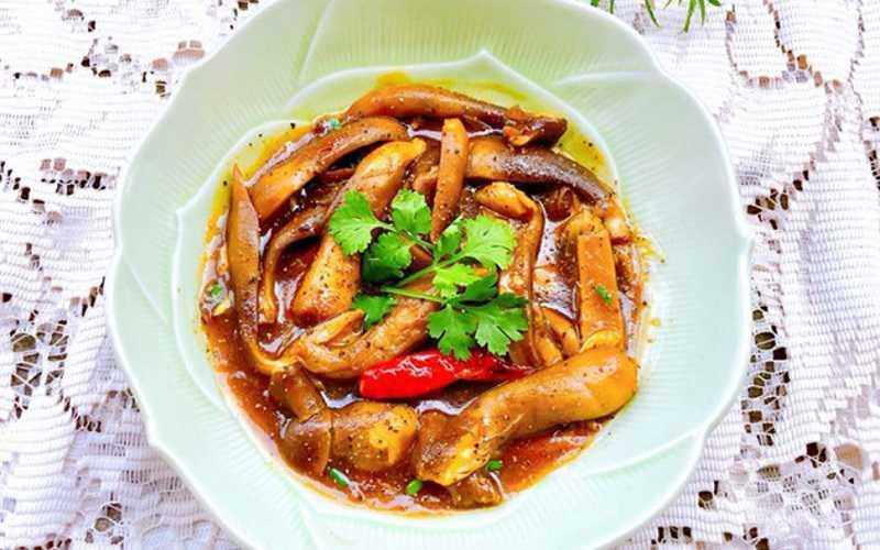 Nấm mối kho dầu hào