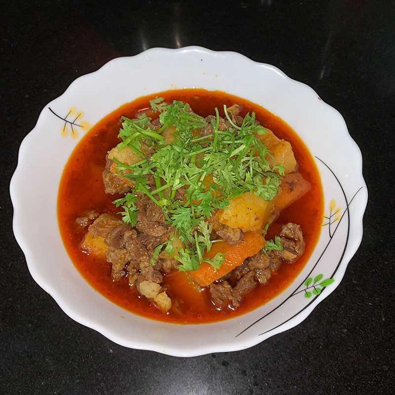 Thịt bò kho cà rốt 