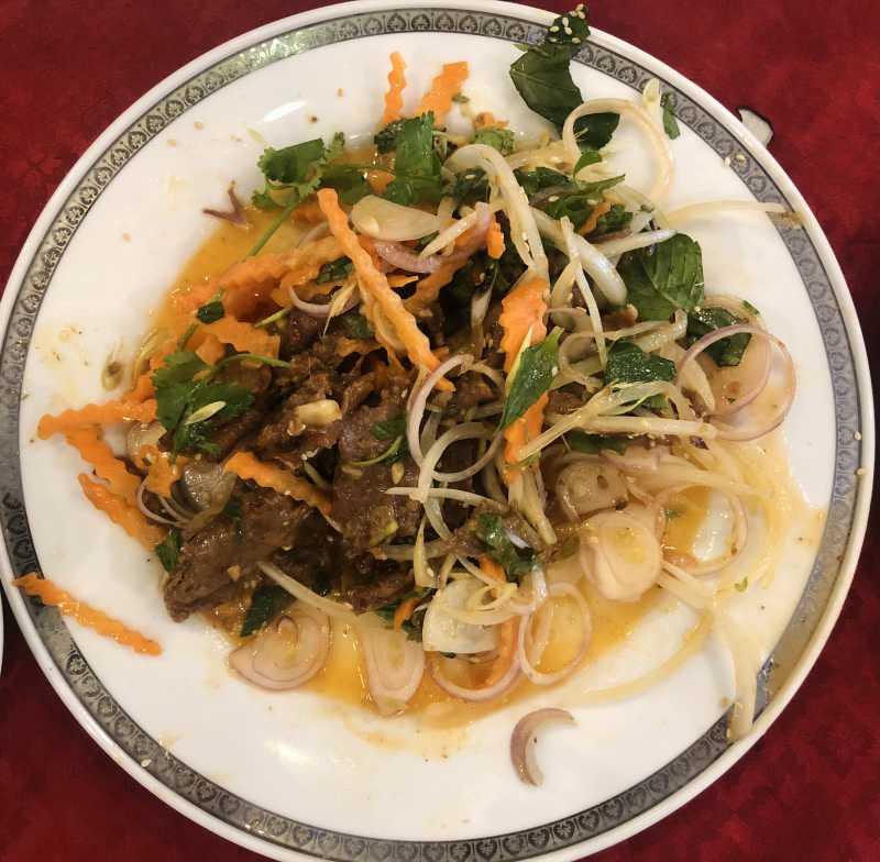 Gỏi bắp bò