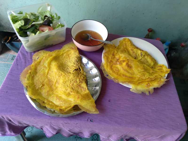 Bánh xèo thịt vịt