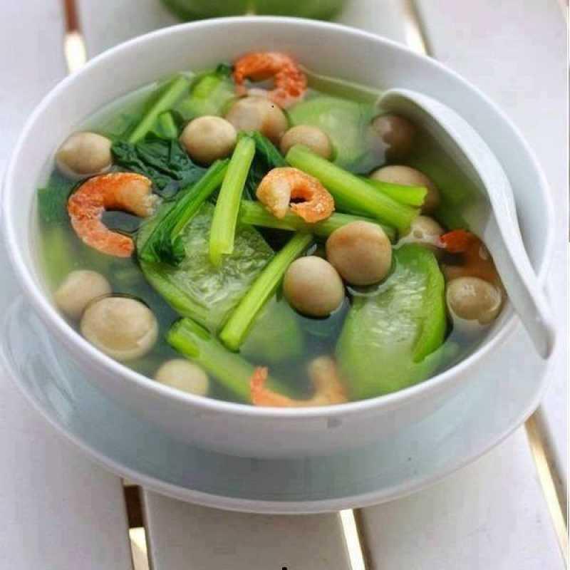 CANH MƯỚP NẤM RƠM