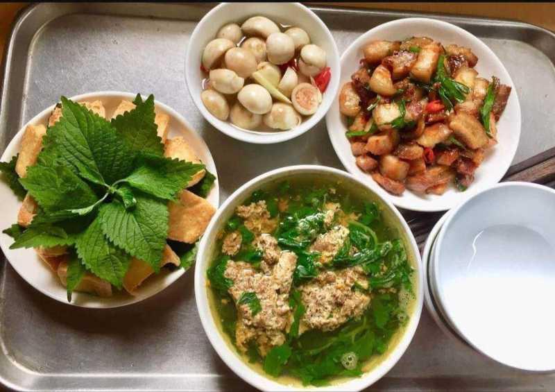 Canh cua đồng 