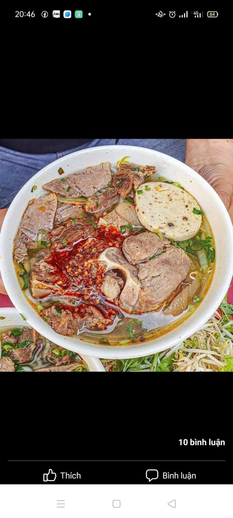 Bún bắp bò