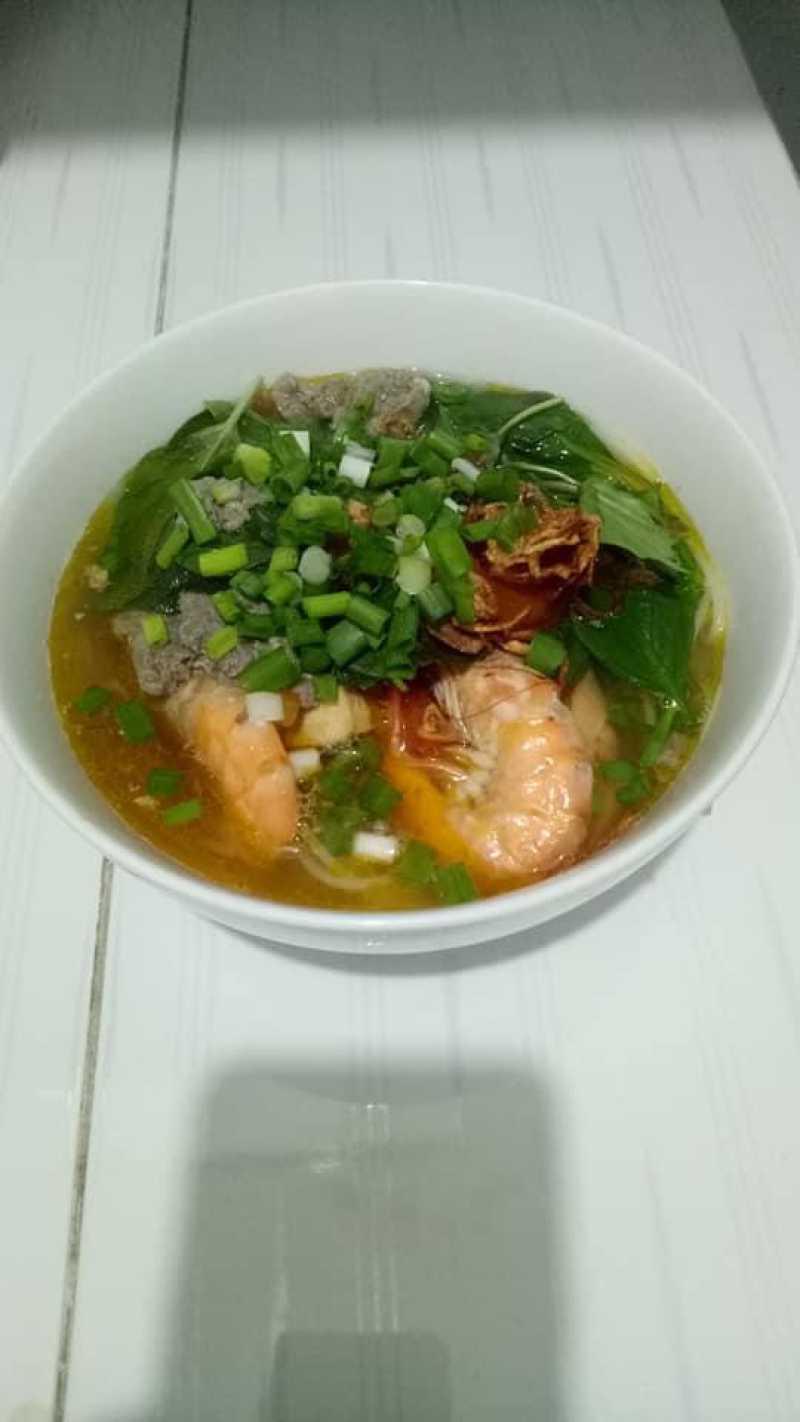 Bún riêu cua đồng- tôm