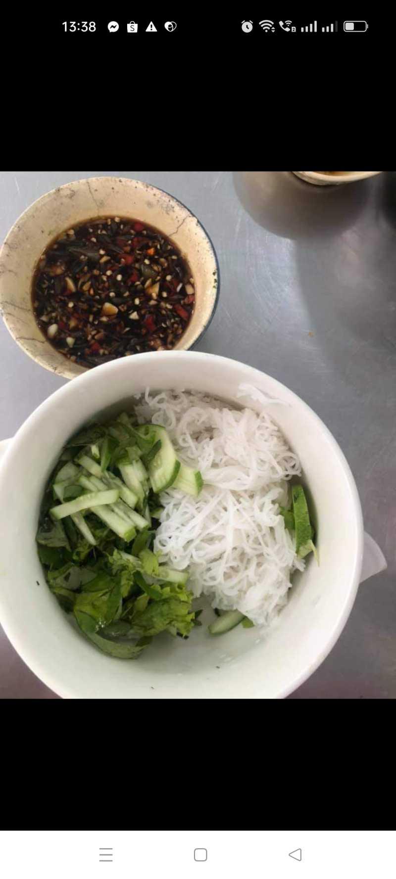 Bún nước tương