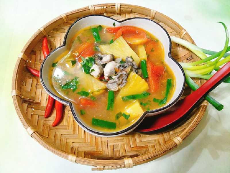 Hàu nấu canh chua